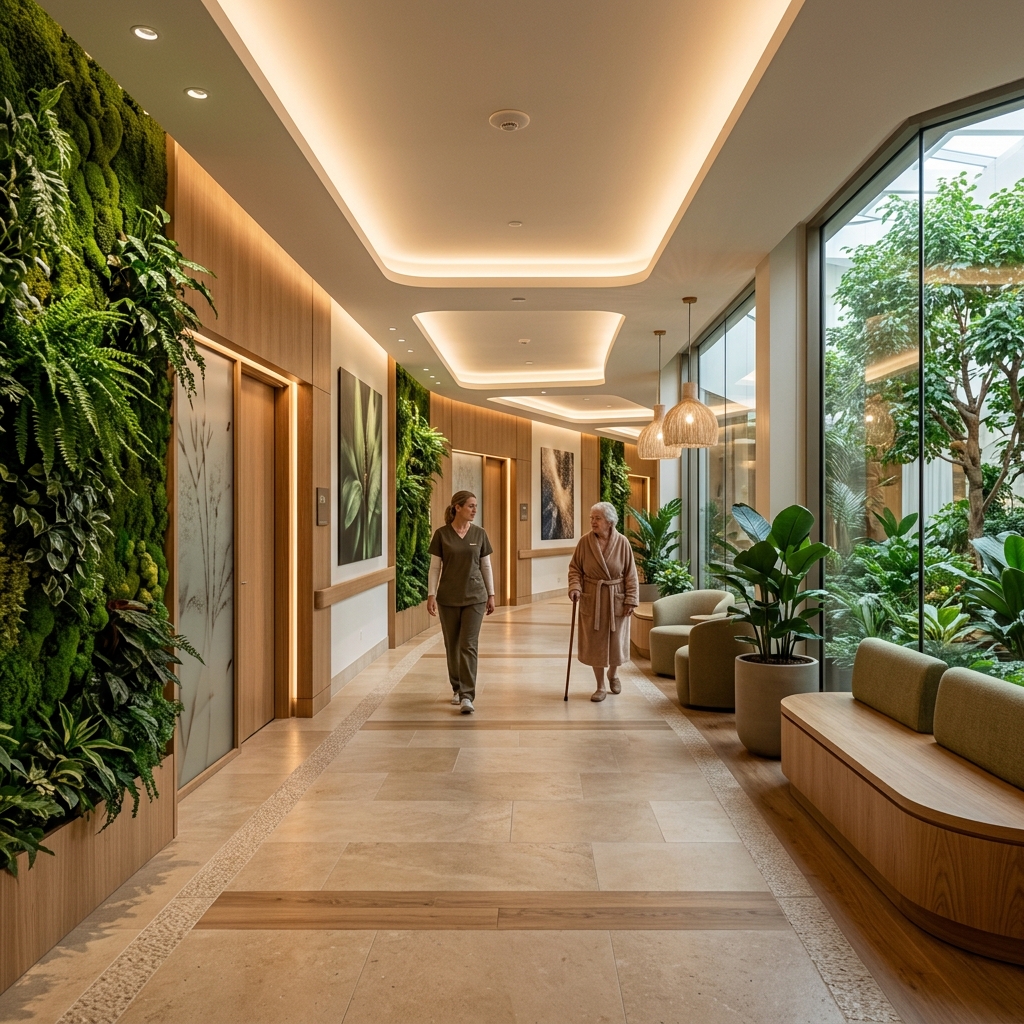 Healing Hospital Corridor